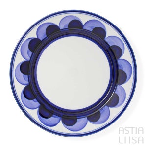 Arabia Paju Blue Plate 26&nbsp;cm, Vintage