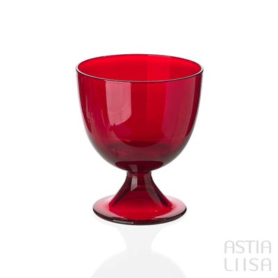 Nuutaj&auml;rvi Bistro Red Glass, Vintage
