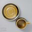 Arabia Motti Brown Teacup, Class 2, Top View