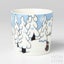 Arabia Winter Forest Moomin Mug 0,3 l, Back Side
