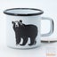 Muurla Nordic Bear Enamel Mug 3,7 dl, Front