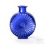 Riihim&auml;en Lasi Aurinko Blue Vase, Back side