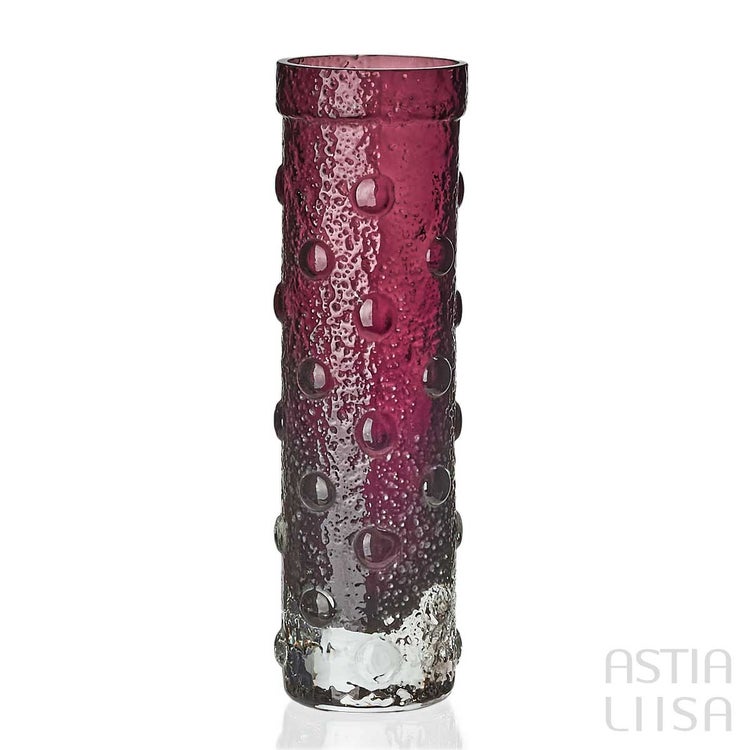 Riihim&auml;en Lasi 1462 Purple Vase